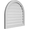 Ekena Millwork Round Top Surface Mount PVC Gable Vent: Functional, w/ 2"W x 1-1/2"P Brickmould Frame, 28"W x 26"H GVPRT28X2602SF - alternate 5